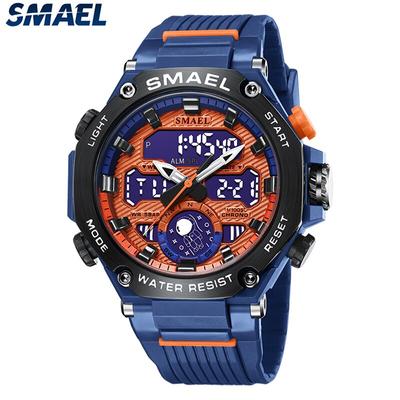 Quartz Wristwatches Sport Military Army Clock Alarm Dual Display LED Electronic Watch 8069 Waterproof Watches For Men