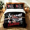 Sao Paulo Futebol Clube (5) 3pc Set Suitable for Master Bedrooms Soft and Comfortable an Ideal Gift for Family and Friends Includes One Duvet Cover an