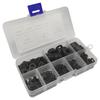 Pack of 500 Plastic Washers Washers Black Nylon Spacer Sleeves Plastic Washers Assortment Spacers 8 Size Washers Set