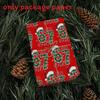 Christmas Gift Wrap Selfadhesive Paper With Santa And Reindeer Design For Holiday Packaging