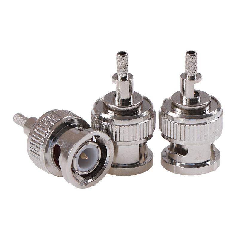 10Pcs Bnc Male Plug Window Crimp Rg316 Rg174 Rg179 Lmr100 Cable Connector