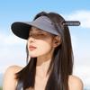 Women's Anti-UV Foldable Sun Hat with Large Brim for Summer Sports