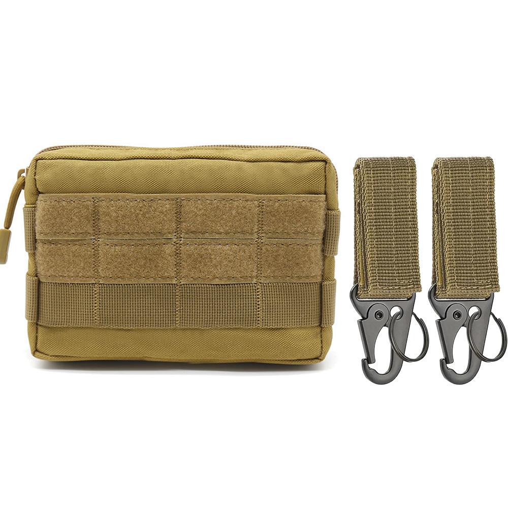 Outdoor Hunting Tatical Molle Pouch Waist Pack Coin Cell Phone Bag Nylon Portable Men Toiletry Bag Clutch Outdoor