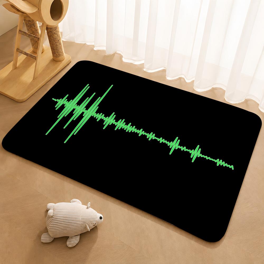 Type O Negative Anime Floor Mat Floor Mat Soft Flannel Non-Slip Door  Rug for Living Room