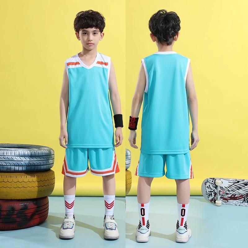 Children's basketball uniform set, for boys, elementary school students, competition training, summer boys, girls, summer printing