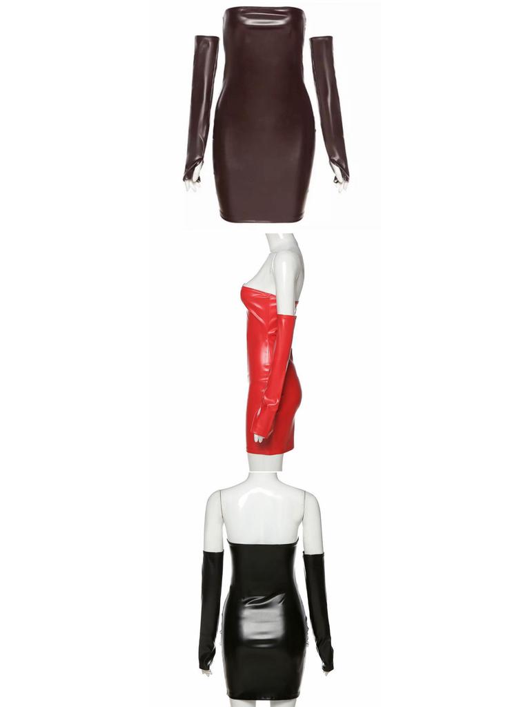 Robe Tube Top Sexy Style Européen & Américain 2024 – Vêtements de Nightclub d'Automne pour Dames