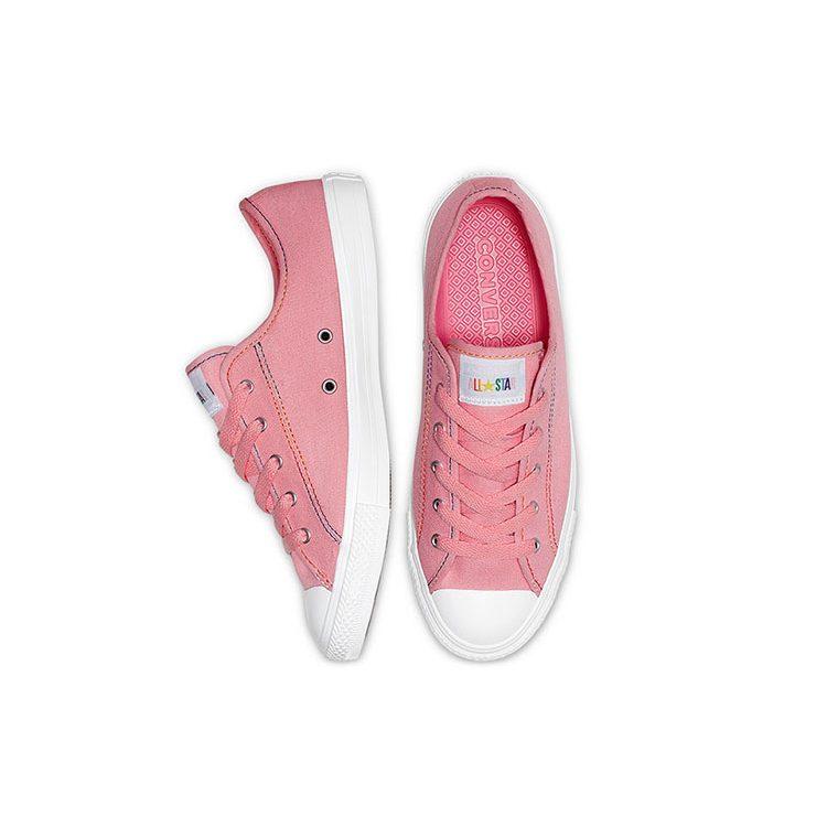 Converse Chuck Taylor All Star Dainty Rainbow Low Top Pink/Weiß Damen 564980C