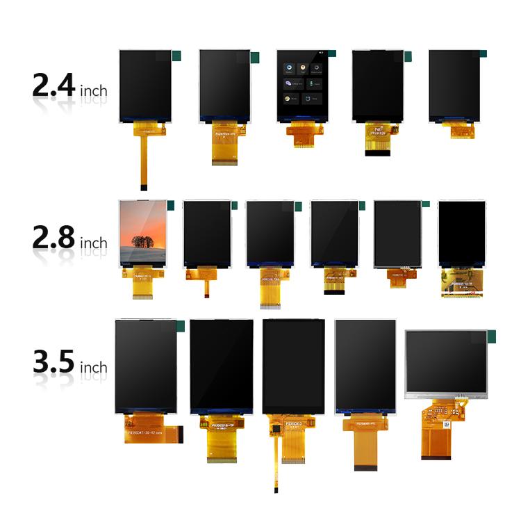 Polcd 1.14 3.2 3.5 4 4.3 5 7 inch Spi Rgb Mcu Mipi interface 8 - 50 pin TFT LCD Display Module