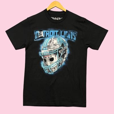 NFL Detroit Lions x Eminem 313 All Grit Slim Shady Casco Hip-Hop Maglietta M