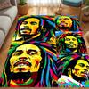 Vibrant Rasta Music Fusion Carpet Living Room and Bedroom Mats Doormat Dormitory Decoration Bathroom Mat Protective Pad