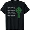 Prayer St Patricks Day Catholic Christian Celtic Cross Faith T-Shirt