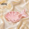 Girlish Room Accessories Fishtail Jewelry Storage Tray Large Capacity Groove Design Pearlescent Makeup Tray 3D Printing Desktop Ornament for Rings