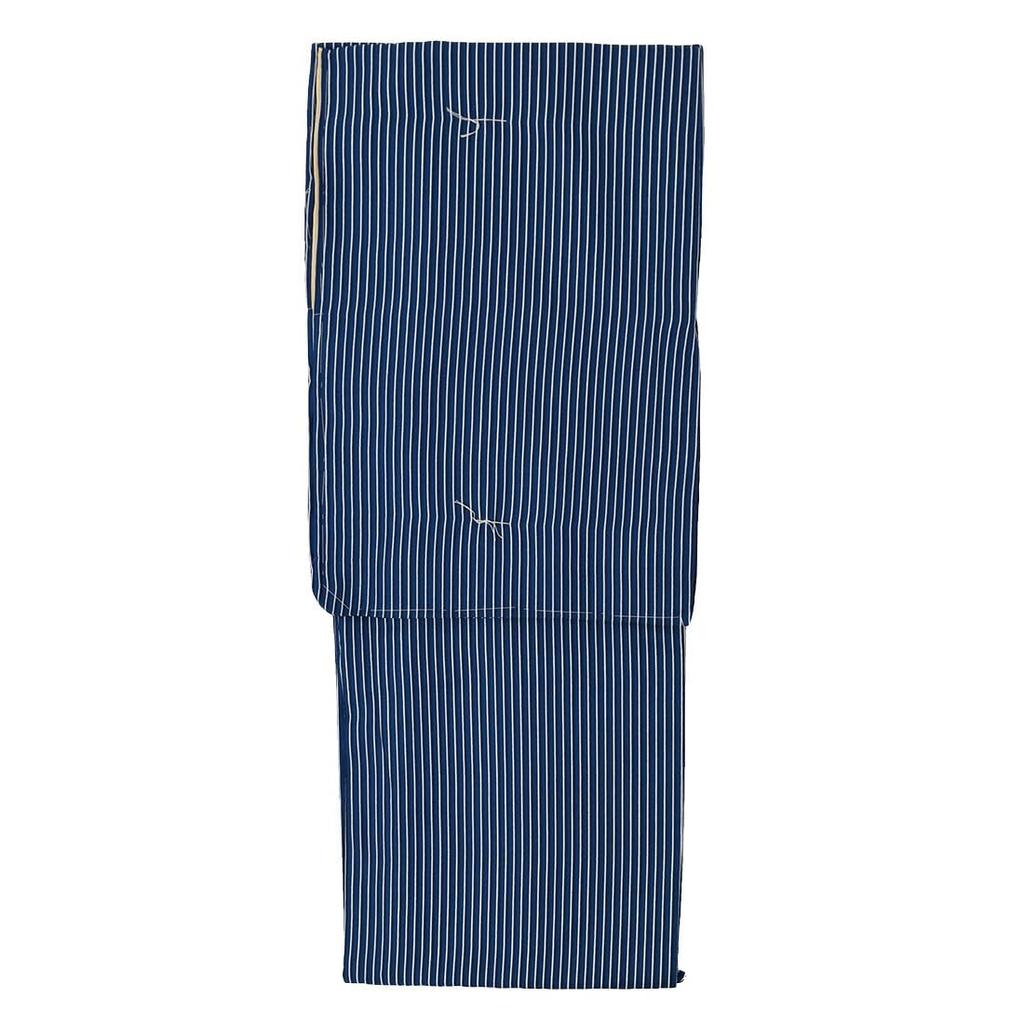 Washable single item Fine pattern baby kimono, lining, [Nagomiya] preta, lining, tailored, ladies' L, stripes_navy