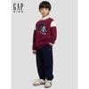 Gap Boys' 2025 Autumn and Winter New Bear Embroidered Corduroy Cuffed Pants Children's Casual Pants 829532