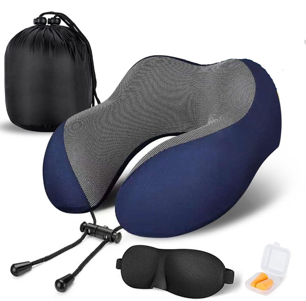 Poduszka w kształcie litery U. Bawełniana poduszka podróżna z pamięcią kształtu. Poduszka pod szyję. Poduszka do drzemki w samolocie samochodowym. Przechowywanie tkaniny magnetycznej. Poduszka w kształcie litery U