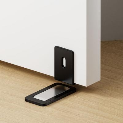 Tappo per Porta Ultra Sottile in Acciaio Inossidabile Magnete Forte Tappo per Porta Invisibile Ultra Sottile Estremamente Stretto Anti-collisione