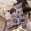Classics Anime Ouran High School Host Club Pillow Covers Cartoon Sofa Home Double-sided Printing Short Plush Cushion Cover