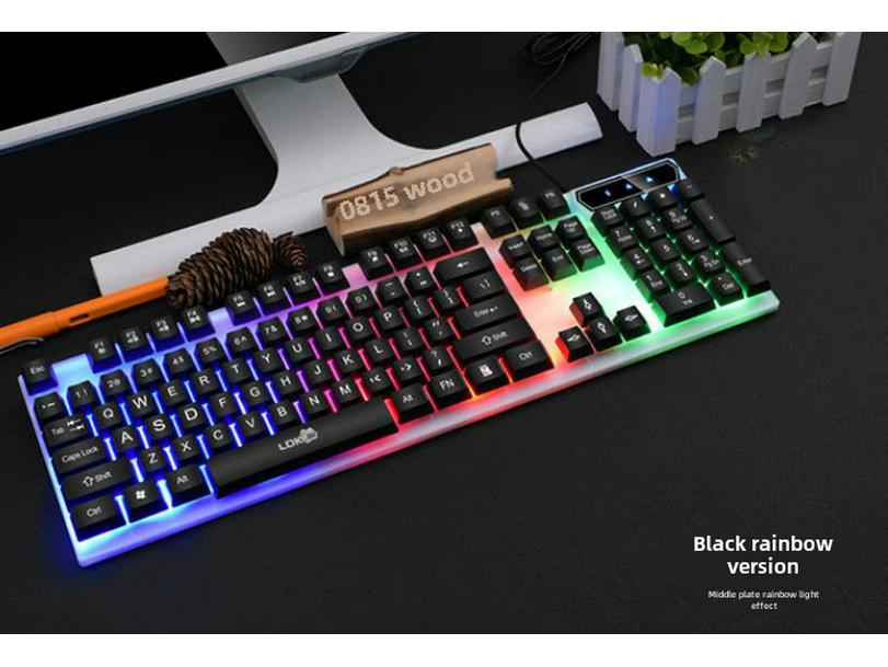 Redike R260 RGB Backlit USB Wired Gaming Keyboard