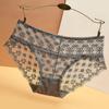 1PCS Summer Women's Underwear Female Sexy Flower Briefs Mid-Rise Seamless Underpants Pretty Lace Panties