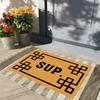 Sup Doormat Rubber Bathroom Kitchen Mat Garden Garage Door Floor Mat Non-Slip Carpet Entrance Rug