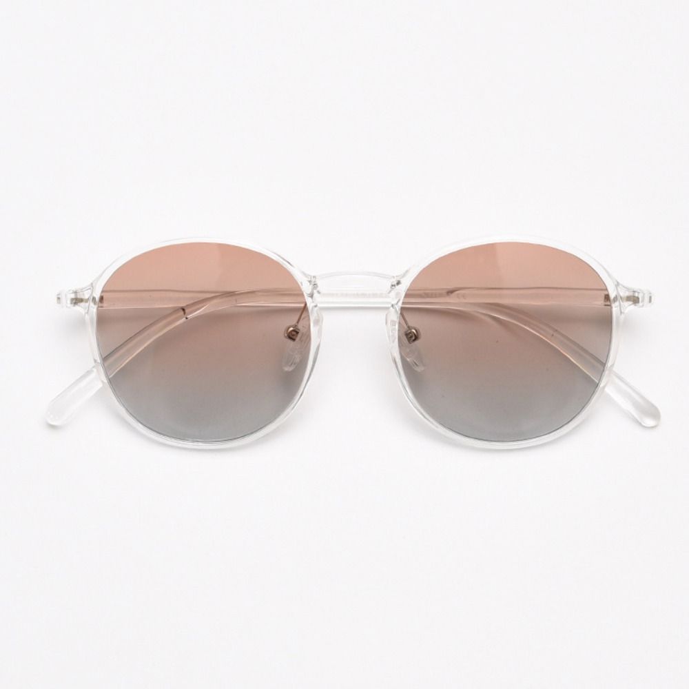 Round Frame UV Resistant Glasses Classic Driving Sunglasses Lightweight Casual Eyewear  Travel