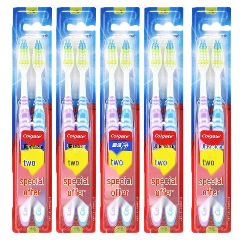 

Colgate Ultra Clean Double Bristle Toothbrush - Soft