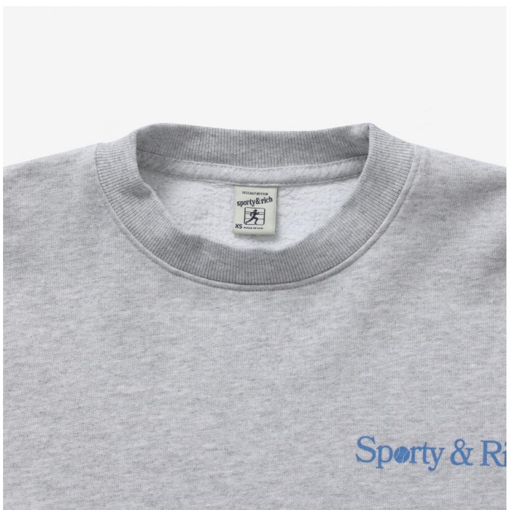 Sporty Rich Cr874hg Racquet Club Racquet Club Public Sweatshirt