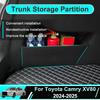 For Toyota Camry XV80 2024-2025 Car Trunk Storage Partition Box Side Storage Auto Part Interior Accessories Tools Rear Sorting