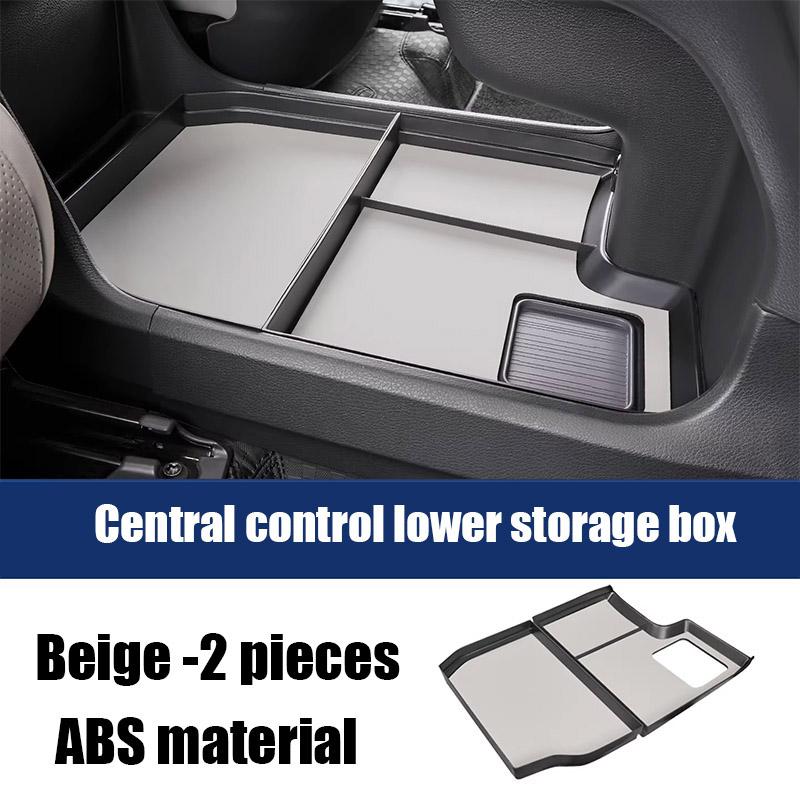 For Toyota Sienna XL40   2024 2025 Car Center Console Lower Storage Box Made of ABS Material Interior Storage Component