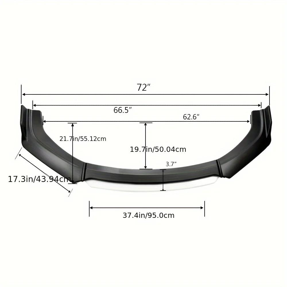 General Motors front shovel, front bumper, lip spoiler, car modification, front lip bumper, bumper, anti-collision decoration