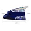 Universal Car Wind Driven Anti Collision Shark Fin Antenna LED Warn Flash Lamp