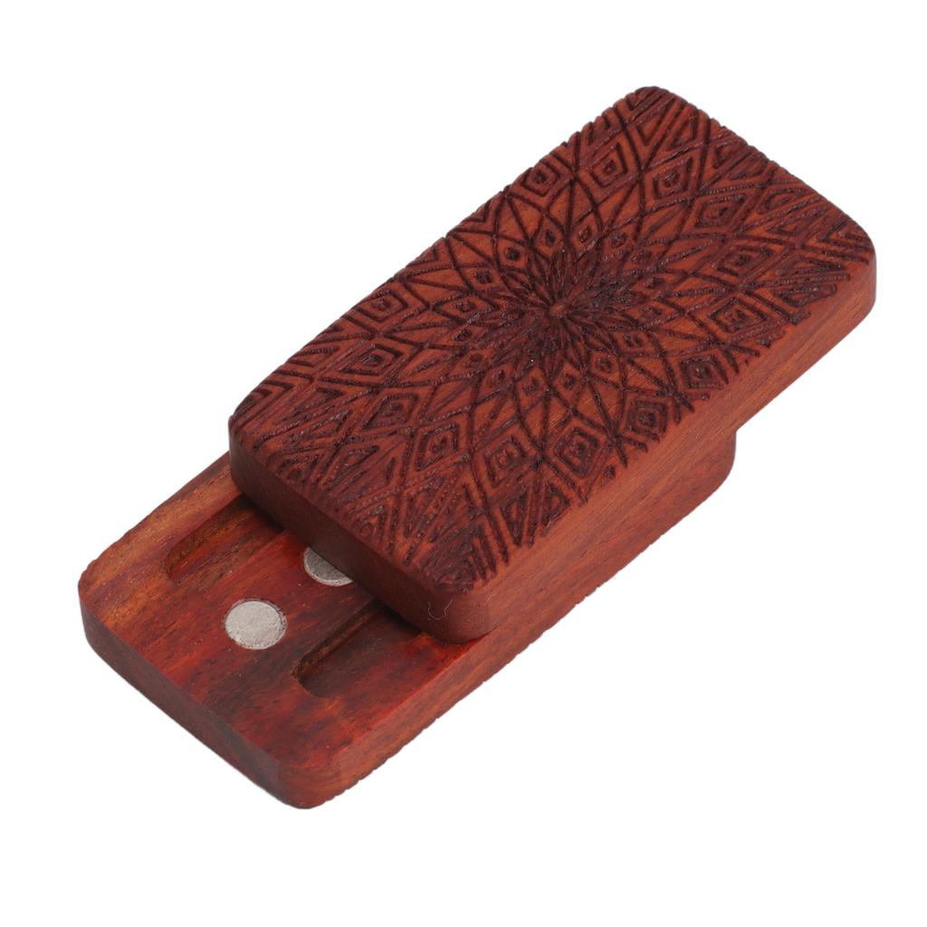 Fidget Slider Rotes Sandelholz Stressabbau Graviert Fingerspitzen Fidget Slider Spielzeug für Büro Limitiert