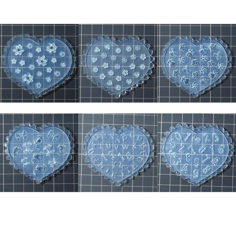 Durable Silicone Nail Art Mold Relief Pattern Nail Art Decortive Mold DIY Manicure Tool Printing Template Nail Mold