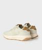 Panicale Beige Flyknit Suede Sneakers