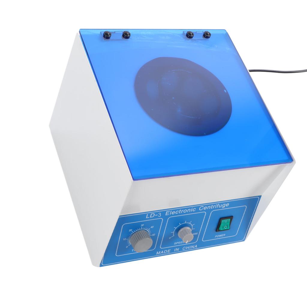 Elektrická laboratorní stolní centrifuga 4000 ot./min 2770xg Laboratorní centrifuga s časováním a regulací rychlosti EU zástrčka