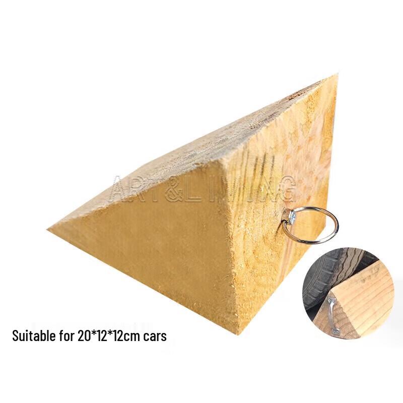

ART&LIVING Solid Wood Car Wheel Chock