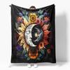 Dream Sun Moon Blanket Bohemian Home Bedroom Decor Blanket Flannel Blanket