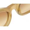 Used Like New Furla Sunglasses F Logo 4501 Light Brown Gradient Lens Women's Eyewear Made In ITALY FURLA Women's