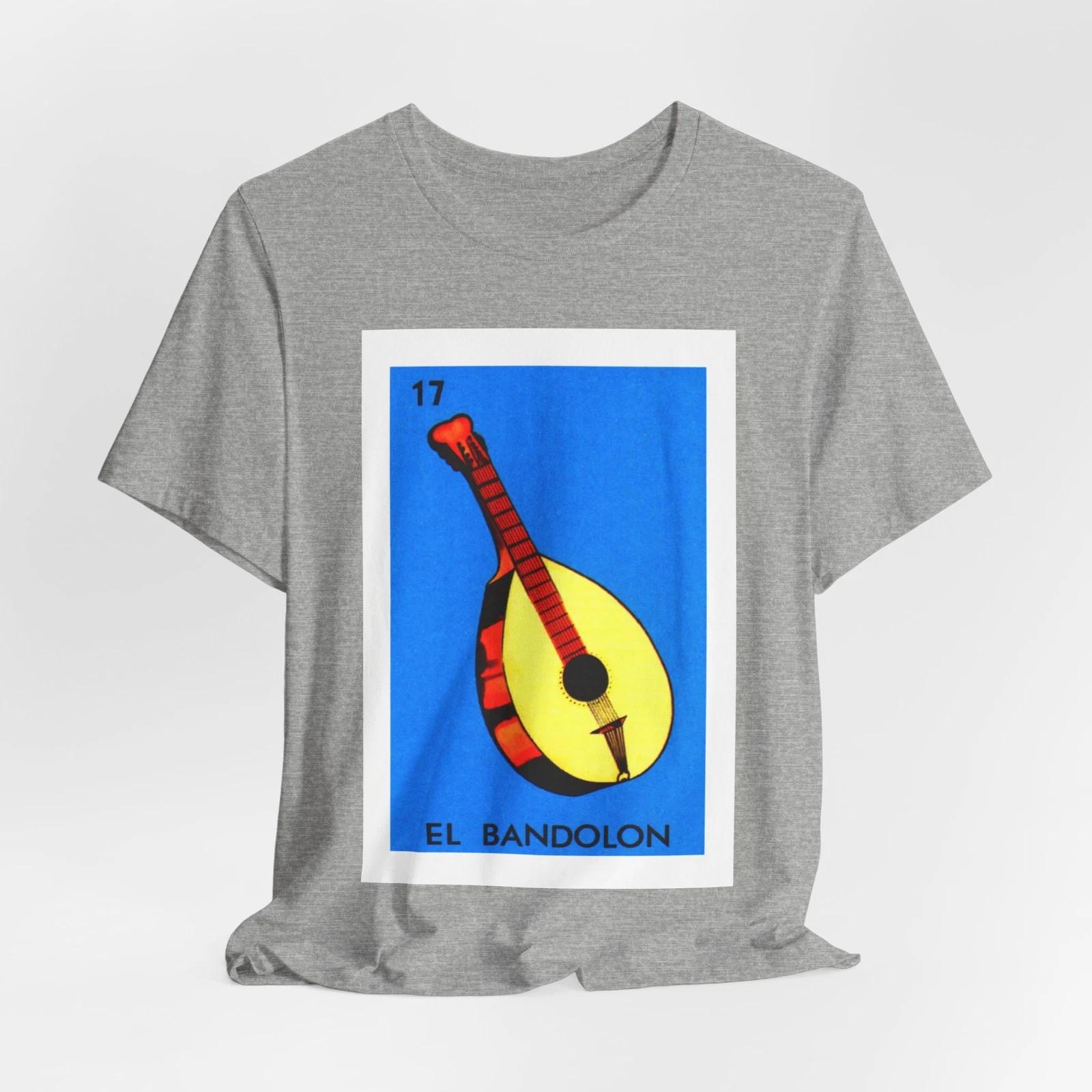 El Bandolon Loteria Mexican Bingo T Shirt, Gift, Celebration - Funny Unisex Tee 2XL