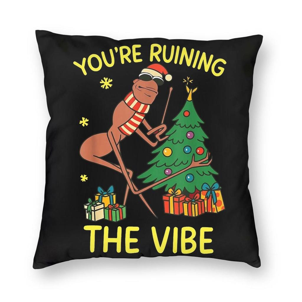 I Don't Like This Rock Marcus The Worm Xmas Christmas Pillowcase Soft Polyester Cushion Cover Gift Pillow Case Cover