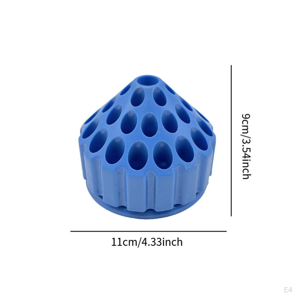 Drill Bit Case Classified Storage Tray with Honeycomb Design Portable Home Use Professional Rotating