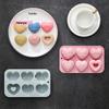 1Pc Heart Shape Silicone Mold 3D Baking Mold for Fondant Soap Ice Cream Easy Release Chocolate Candy Maker