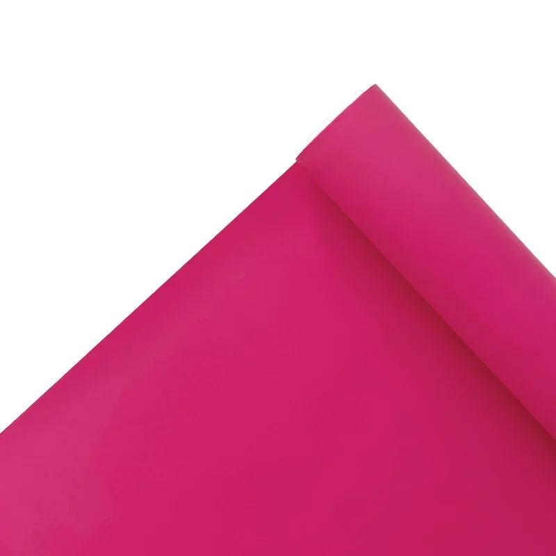 58cmX11yards Plain Porcelain Matte Floral Paper Flower Bouquet Solid Color Floral Page Flower Material Waterproof Packaging Film