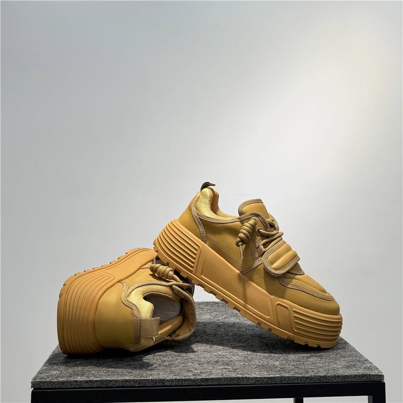 

Autumn new platform shoes low-top sports and leisure shoes 12 43 верблюд