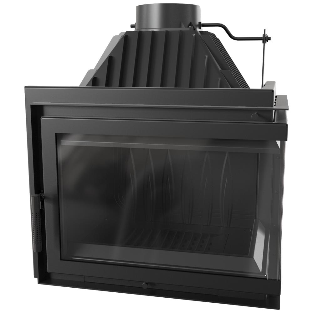 Rechter Gusseisenkamin KRATKI SIMPLE BS 15 kW Ø 200