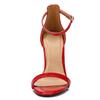 Summer Sexy Women High Heels Sandals Party Round Head Belt Buckle Buckle Viscose Shoes 11CM Heel Woman Shoes