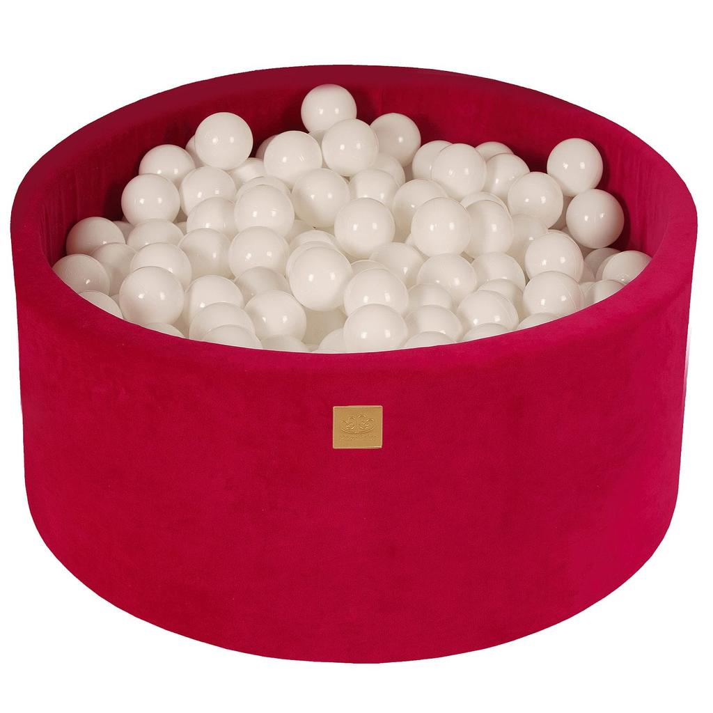 Round Ball Pit MeowBaby® Velvet, Magenta
