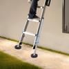 18.5-22.44in Ladder Support Foot Levelers, Universal Stair Ladder Stabilizers, Ladder Aide Leveling Feet for Extension Ladders