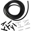 Windshield Washer Hose Kit - 4 Meter Universal Washer Fluid Hose With 12 Pcs Hose Connectors, Suitable For Most Windshield Washer Nozzle Tallation,