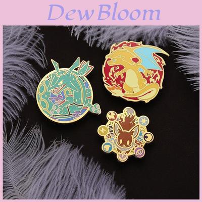 Adorable Cartoon Pokmon Legendary Monster Enamel Pin Collectible Brooch For Fans
